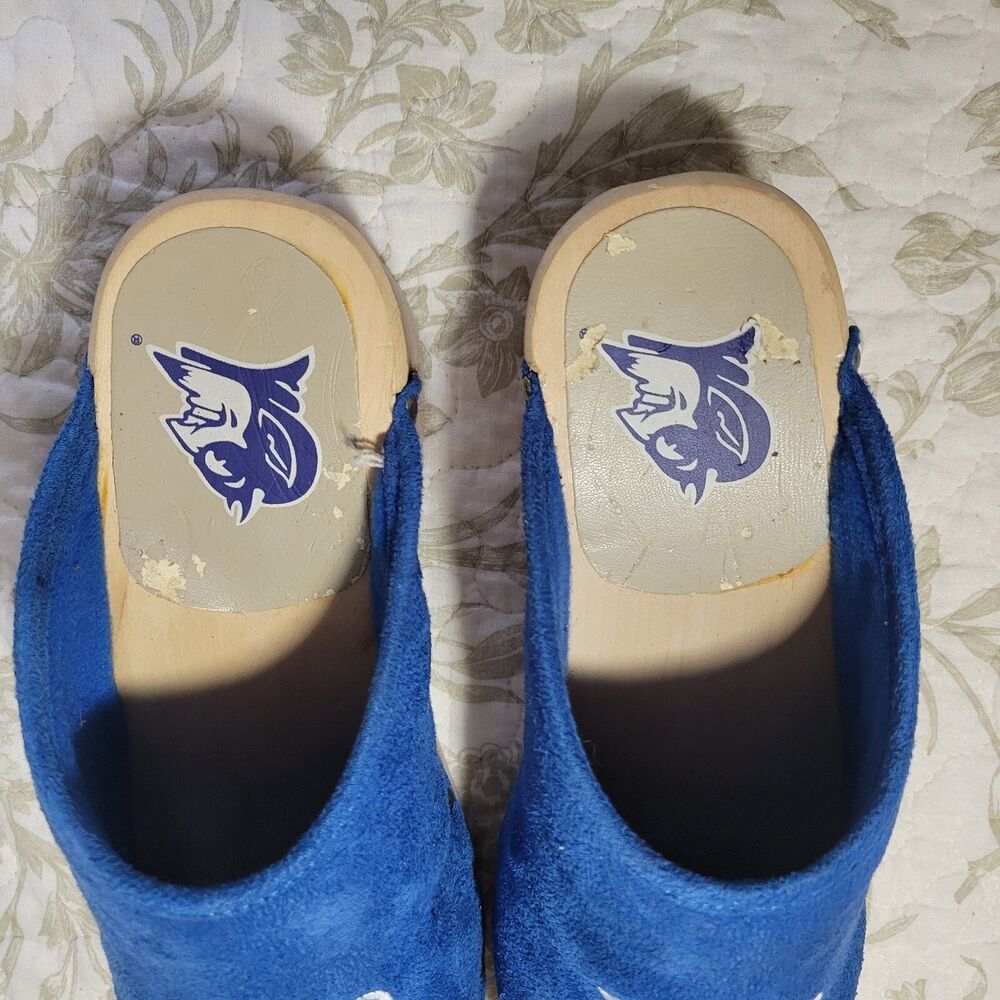 Duke University Blue Devils Clogs‎ Womens Size 6 Blue - Picture 4 of 6
